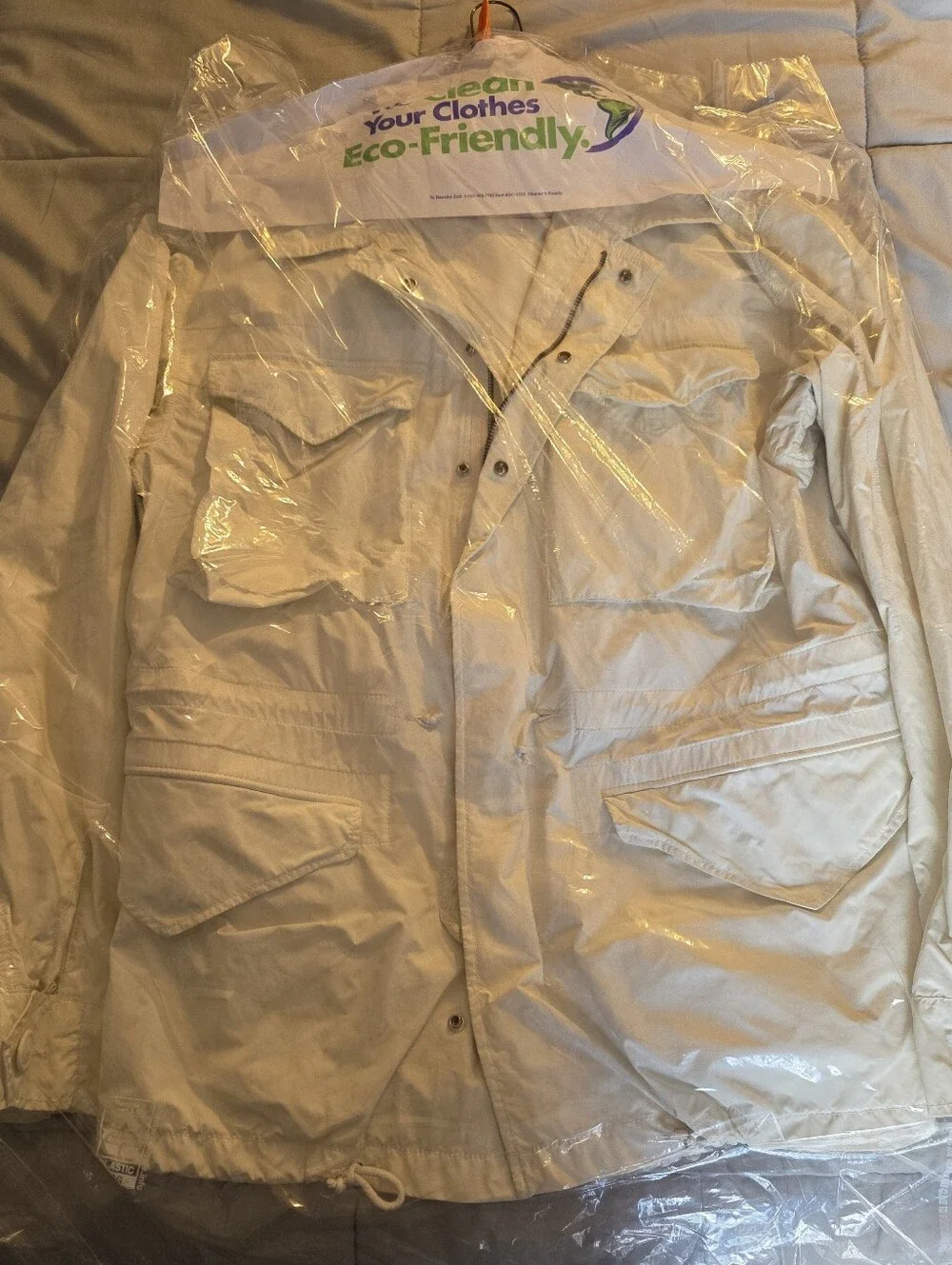 Polo Ralph Lauren Military Style All White Army Jacket - COLLECTORS ITEM